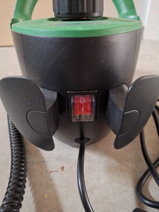 Limpiadora de vapor PowerVapore sin uso