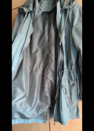 Parka Mujer, Talla XL, Verde,   Con capucha