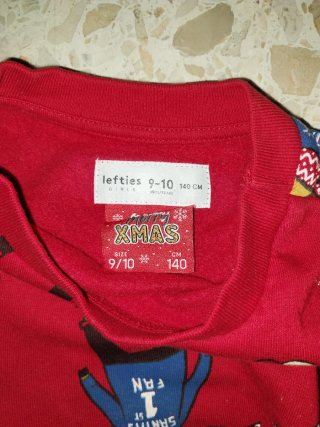 Felpe di Natale Babbo Natale e Renna Le due a 5 euro