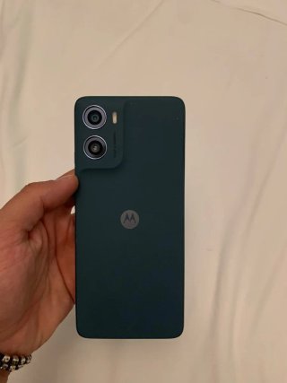 Motorola nero con cover trasparente