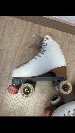 Patines 4 ruedas artísticos blancos