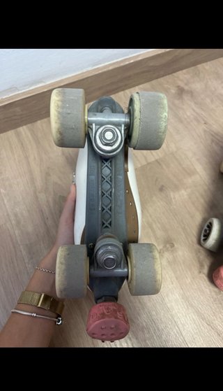 Patines 4 ruedas artísticos blancos
