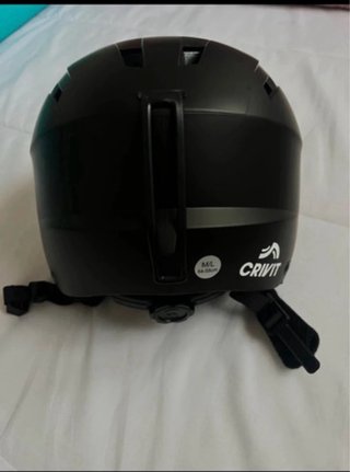 Casco de esquí negro