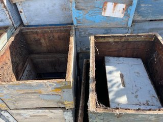 Cajas de colmena de madera