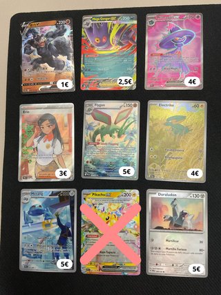 Cartas Pokémon AR/IR Y EX Español, Inglés, Japonés