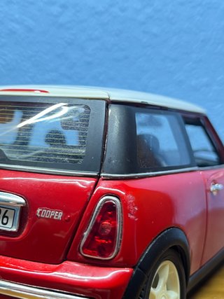 Mini Cooper 1/18 Rojo