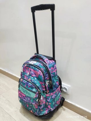 Mochila Totto con estampado divertido