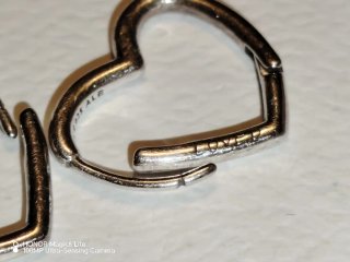 Orecchini Pandora Cuore Loved Argento