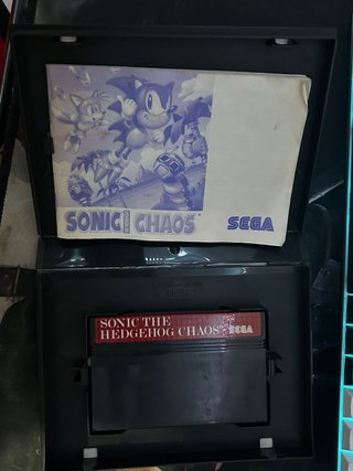 Sonic Chaos Master System Sega