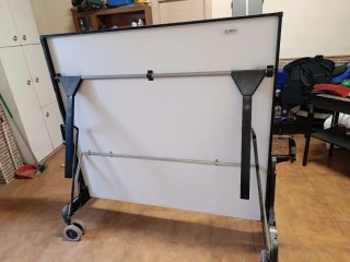 Mesa de ping pong azul