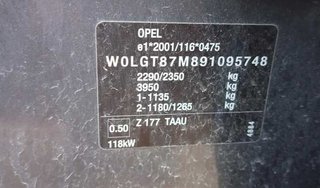 Piloto opel vp9ttx-13n004-a insignia sports 474850