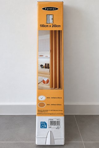 Puerta plegable 100x200 cm imitación madera
