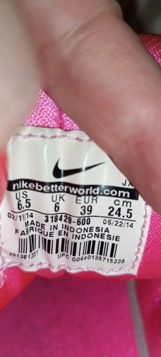 Nike Huarache Negro y Rosa