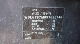 474825 llanta 7 x 17 opel insignia sports tourer