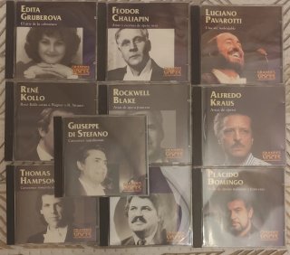 Lote 10 CDs Grandes Voces Ópera en persona