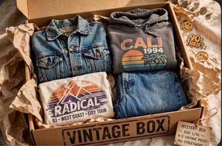Box abbigliamento vintage uomo tutte le taglie