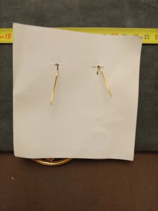 Pendientes Fantasia Dorados con Perla