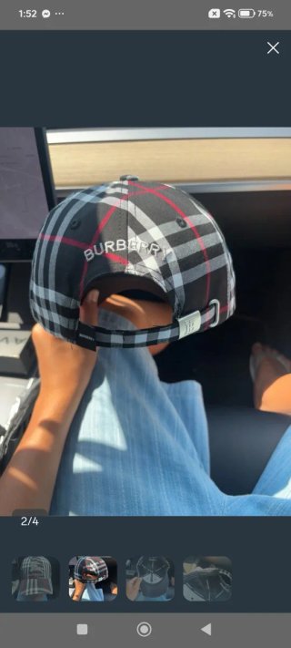Gorra Burberry Cuadros Clásicos