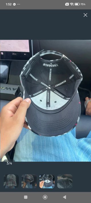 Gorra Burberry Cuadros Clásicos