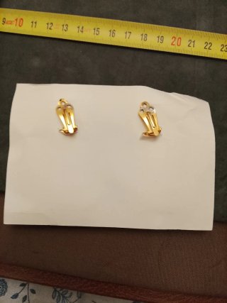 Pendientes Fantasia dorados y verdes