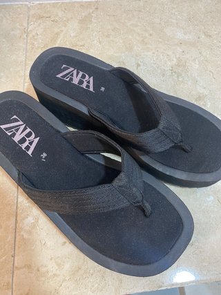 Chanclas Zara Negras Talla 36