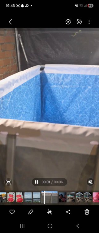 Piscina Bestway Gris y Azul