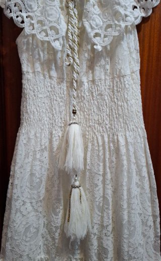 Vestido Ibicenco Blanco Talla Única