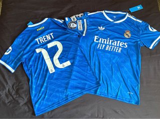 Camiseta Adidas Real Madrid Azul Talla L