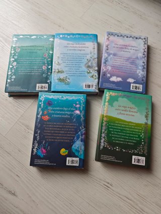 5 libros ,el secreto de las hadas