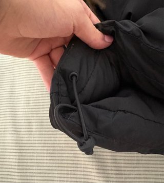Chaleco acolchado Zara negro Talla XL