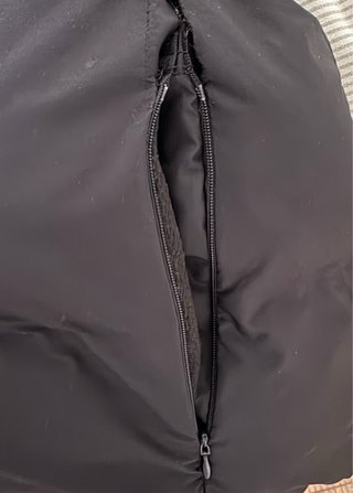 Chaleco acolchado Zara negro Talla XL