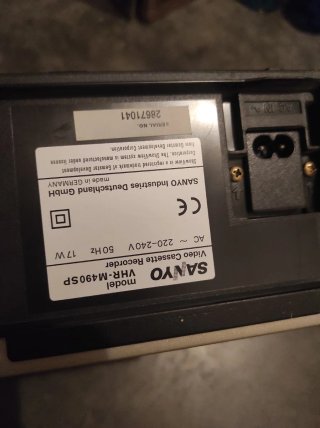 Reproductor VHS sanyo