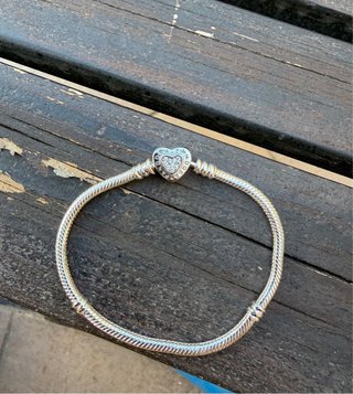 Pulsera Pandora Corazón Brillante