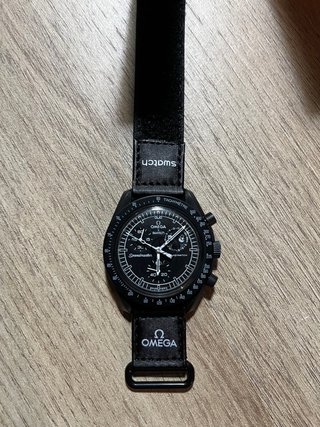 Omega x Swatch Reloj Negro