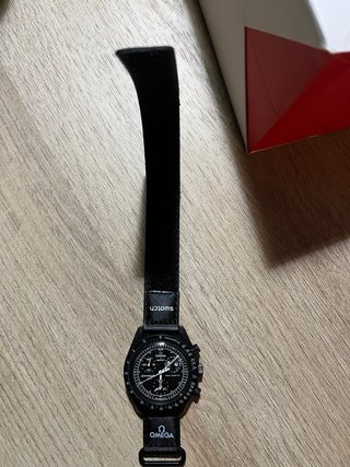 Omega x Swatch Reloj Negro