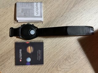 Omega x Swatch Reloj Negro