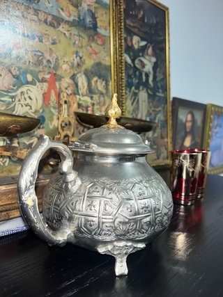 Tetera Marroquí y 2 vasos en muy buen estado