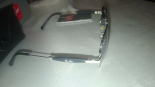 Gafas Ray-Ban Aviator Hombre Plata/Azul