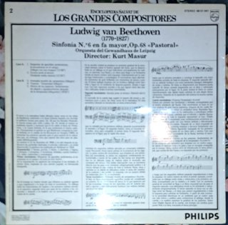 Vinilo Beethoven Sinfonía N.º 6 Pastoral