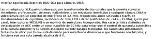 Interfaz Beachtek DXA-5Da para cámaras