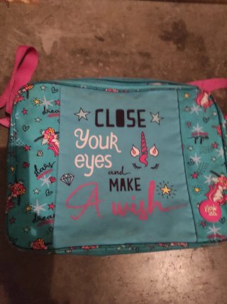 Bandolera escolar unicornio