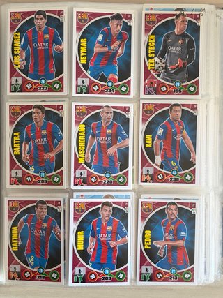 Pack Completo FCB Adrenalyn 2014-15.
