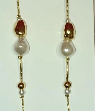 Pendientes largos perla Mango NUEVOS nueva colecci