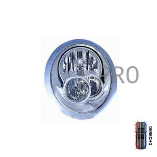 Faro Principal Eléctrico Con Motor - Derecho - Mini / MINI Cabrio (2005-2007)