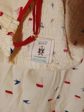 Vestido blanco verano estampado