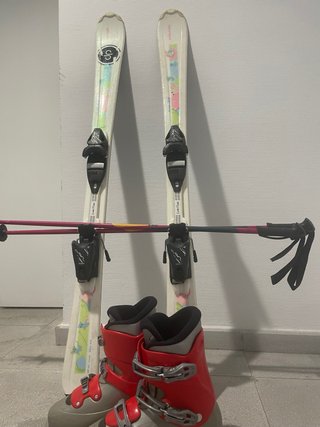 Pack Esquí Junior HEAD 127cm + Botas 24 + Bastones