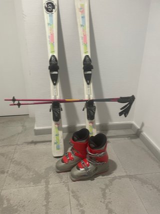 Pack Esquí Junior HEAD 127cm + Botas 24 + Bastones