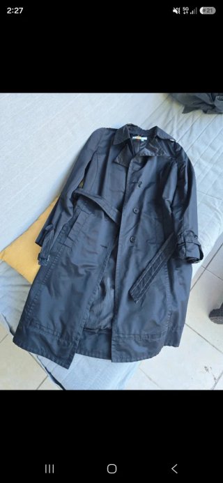 Zara Gabardina Negra