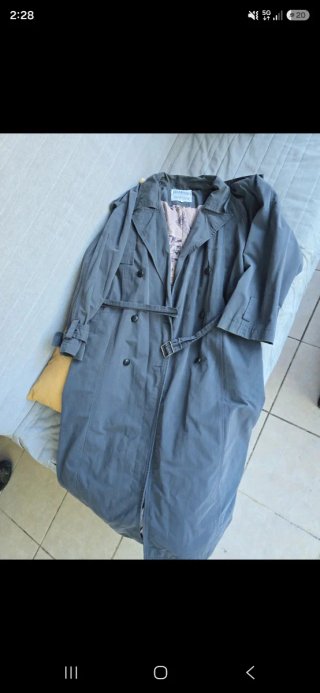 Gabardina Elisa Rivero Gris