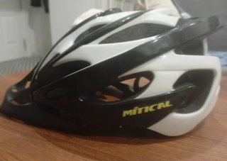 Casco Bici Montaña Negro/Blanco Mitical